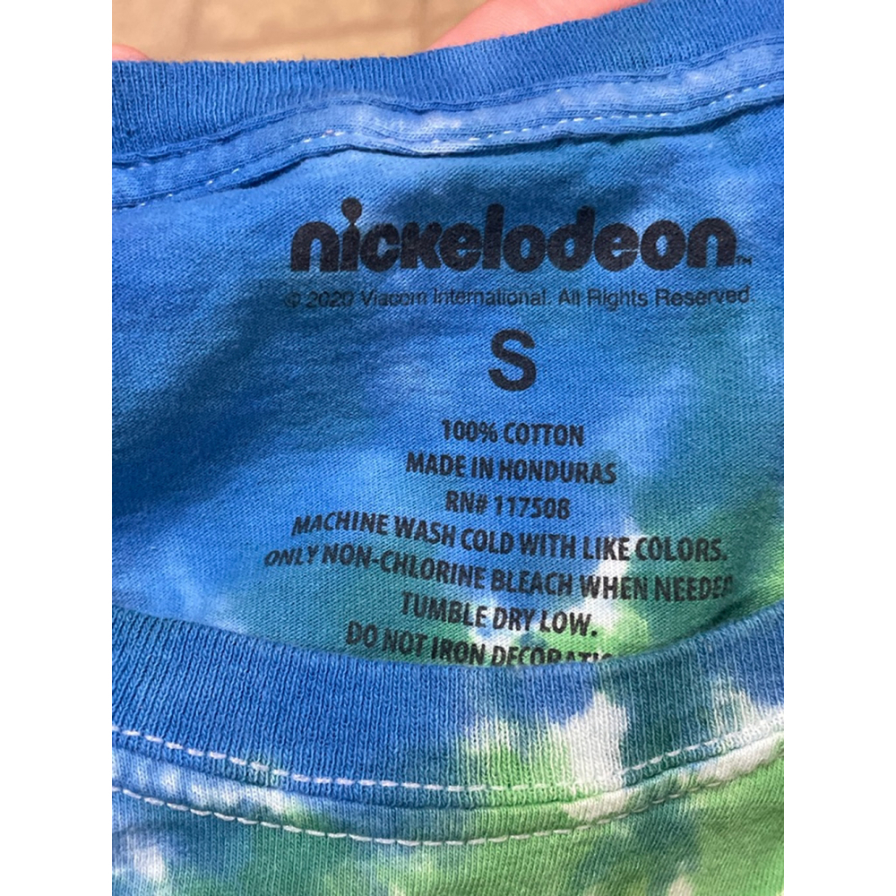 Men's Nickelodeon Tie-Dye "I Love The 90s" Short Sleeve Tee S Multicolor - Picture 5 of 5